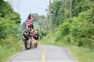 The 60-mile trek is the most physically difficult aspect of the Ruck to Remember, which combines aspects of comradery, remembrance, and education together with a bonding, but exhausting, three-day hike.