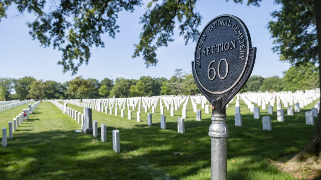 The Final Miles, the last six of the 60 to 60 trek, allows friends, families, and loved ones to join the team as they wind through war memorials and culminate with a solemn march through Arlington National Cemetery’s Section 60.